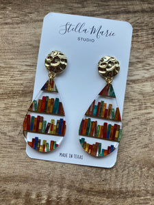 MULTIPLE STYLES: Bookworm Acrylic Earrings