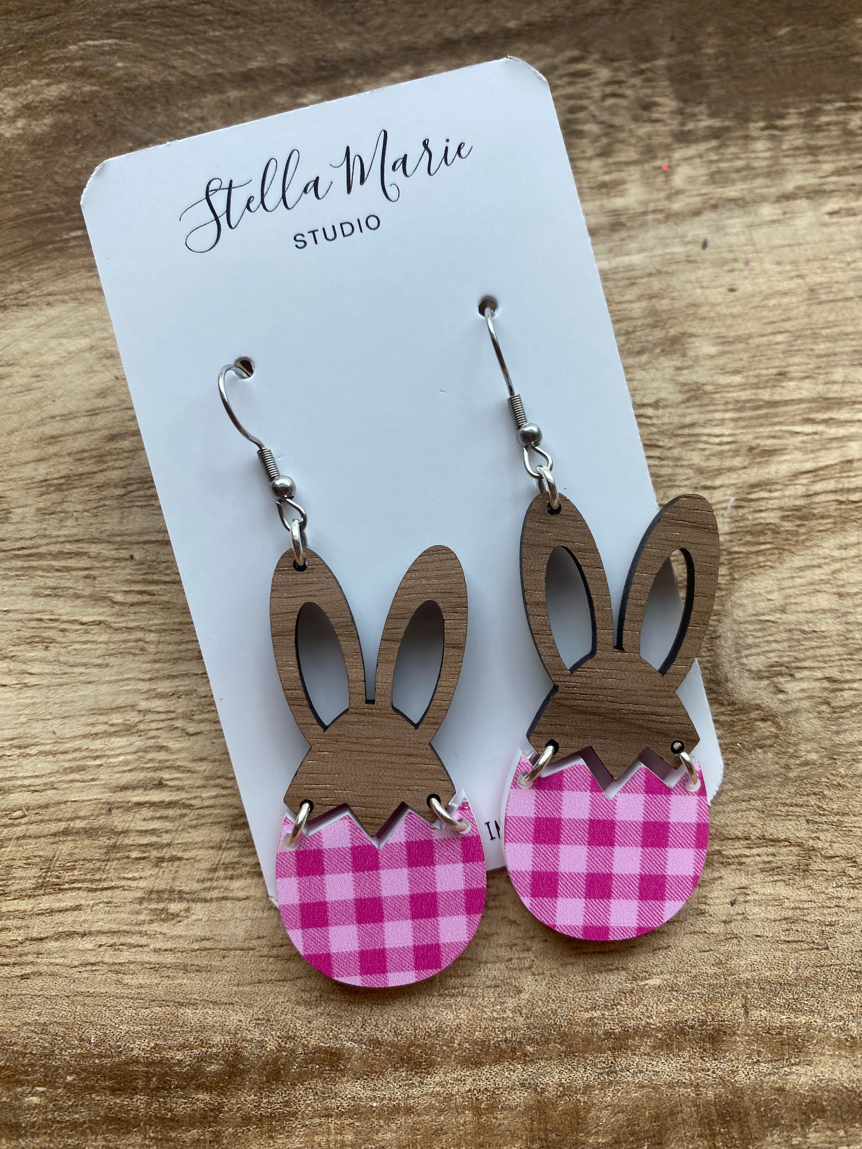 MULTIPLE COLORS: Easter Bunny Earrings