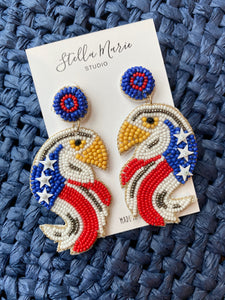 USA Eagle Earrings