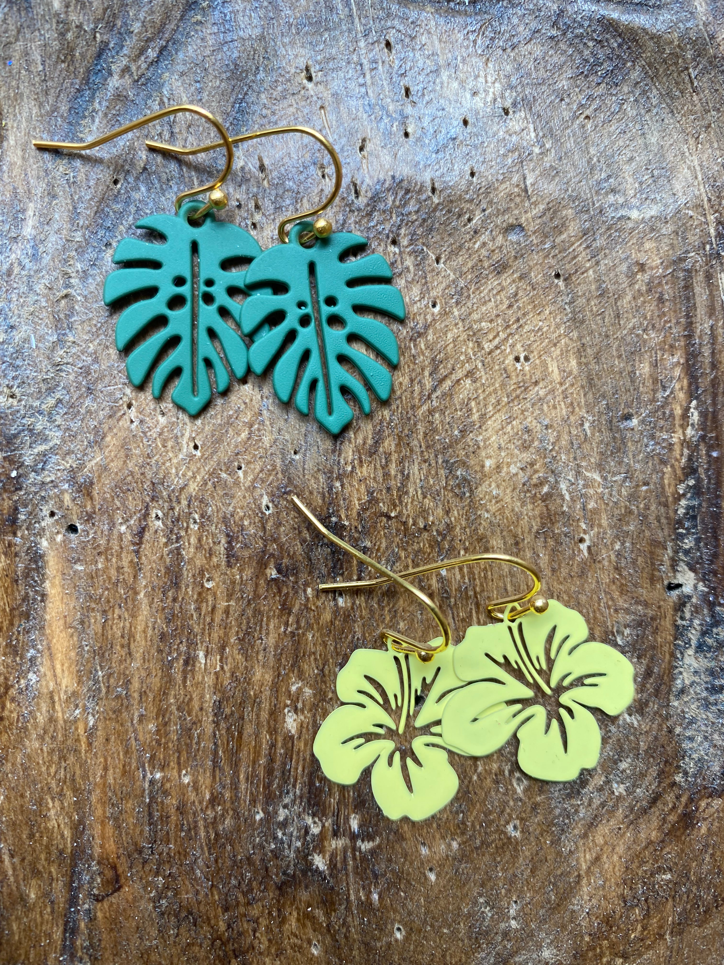 MULTIPLE OPTIONS: Tiny Tropical Flora Earrings