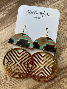 MULTIPLE COLORS: Party Disc Earrings