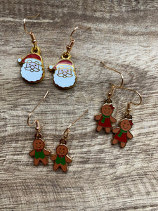 MULTIPLE STYLES: Christmas Dangle Earrings