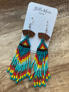 Colorful Seed Bead Earrings